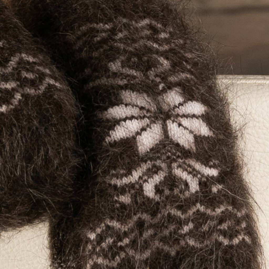 Goat wool mittens - Glashka