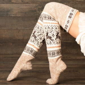 Wool overknee stockings - Bolshaya