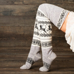 Wool overknee socks - Zhenya